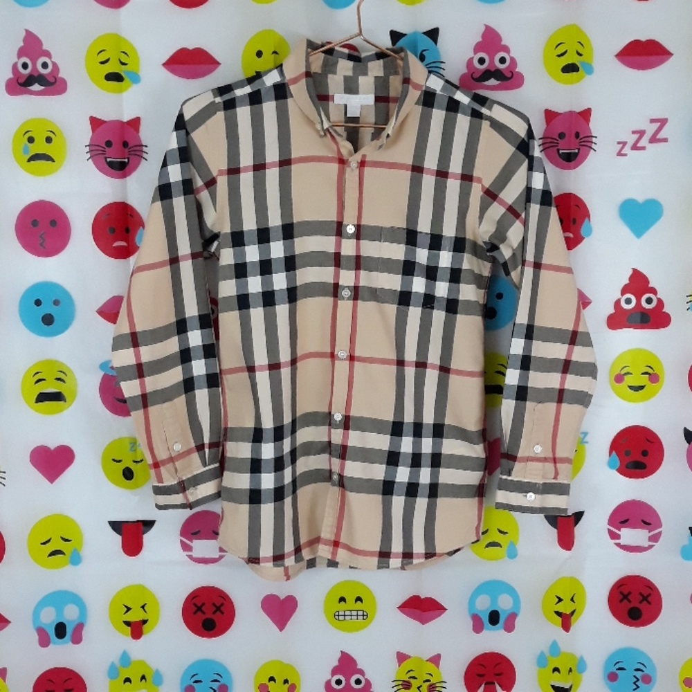 Burberry Classic Print Boys 12Y Shirt